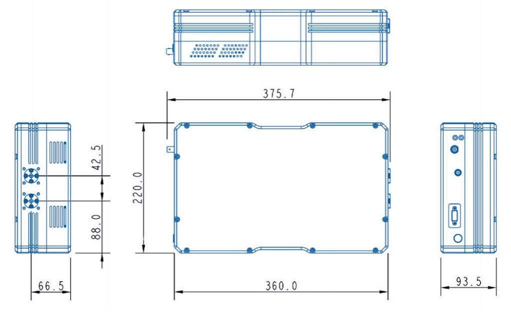 飞秒激光器外观尺寸